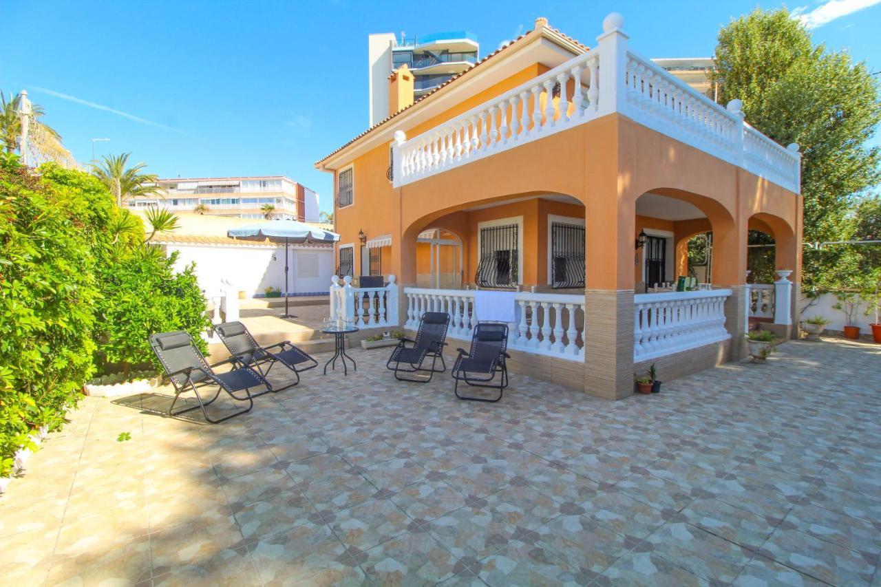 Great Villa, Sea Views, 20 Secs Walk To The Beach, Bbq, 9 People, 5 Mins Car From Alicante City Center, Sailing Club 3 Mins Walk Exterior foto